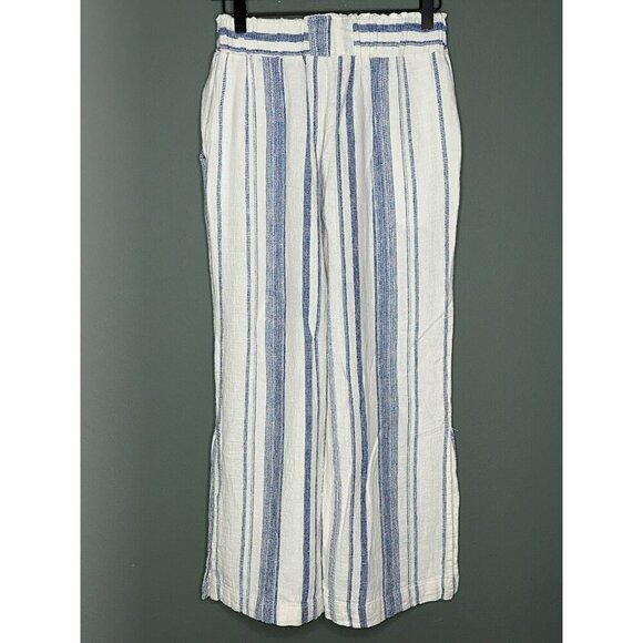 Indigo Rein Women's Small Women's Wide Leg Crop Pull-On Pants Pockets - Picture 2 of 10